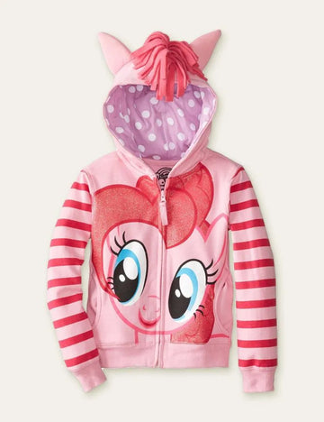 Rainbow Unicorn Wings Hooded Zip Jacket - Mini Taylor